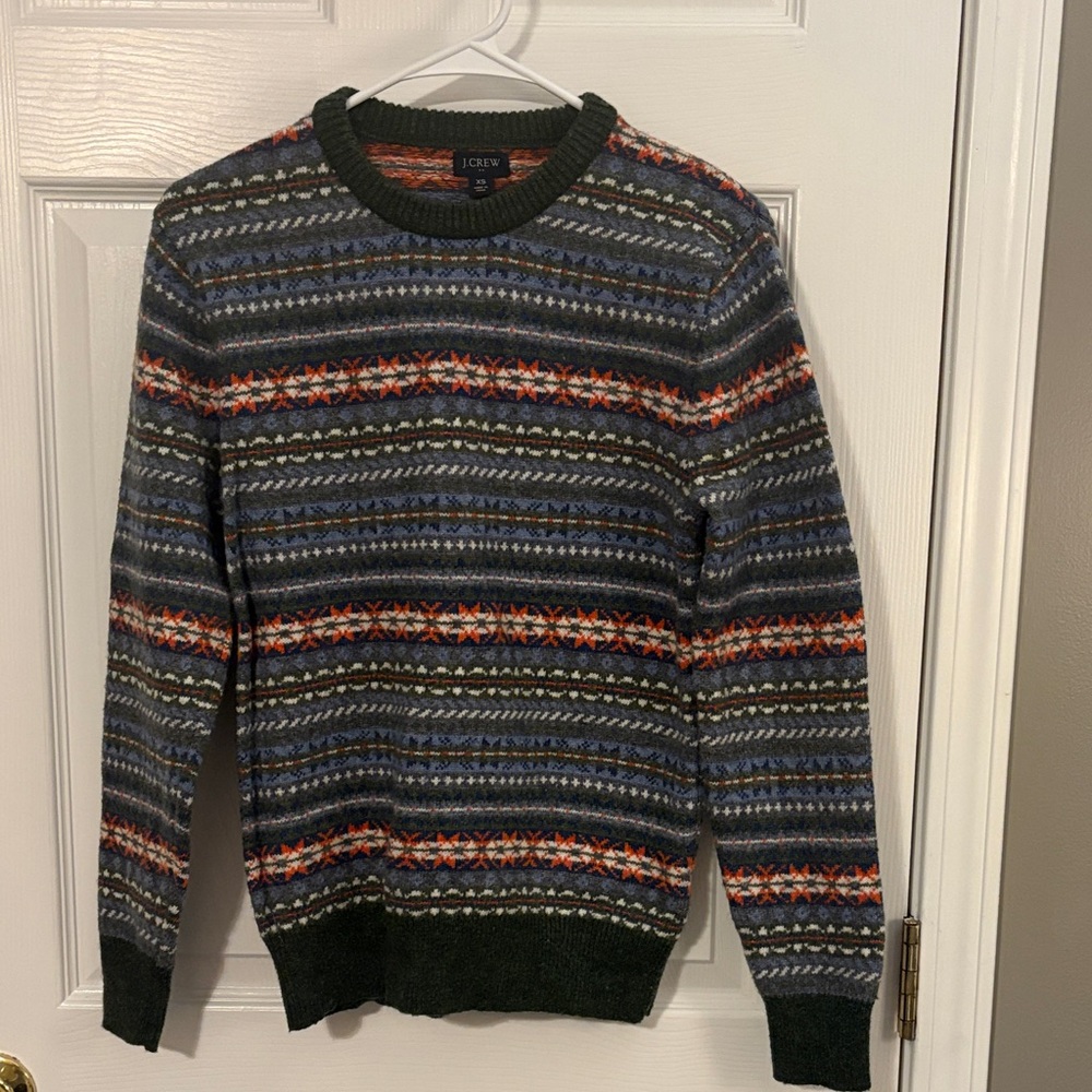 J. Crew Multicolor Striped Men's Sweater